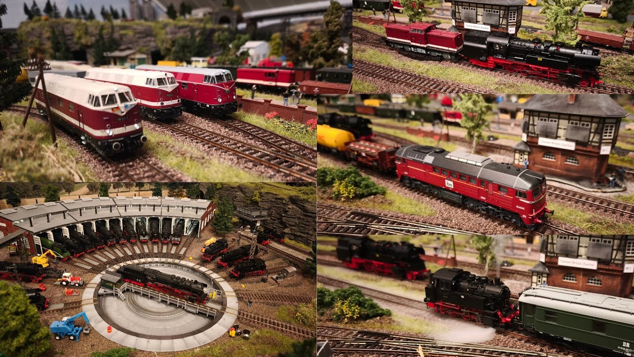 🚂💐2.12 Tag der Modelleisenbahn🚂H0, H0e,TT, ,Gartenbahn🚂🙂Fahrvideo auch mit 🚂 Neuzugängen😱in der DDR 