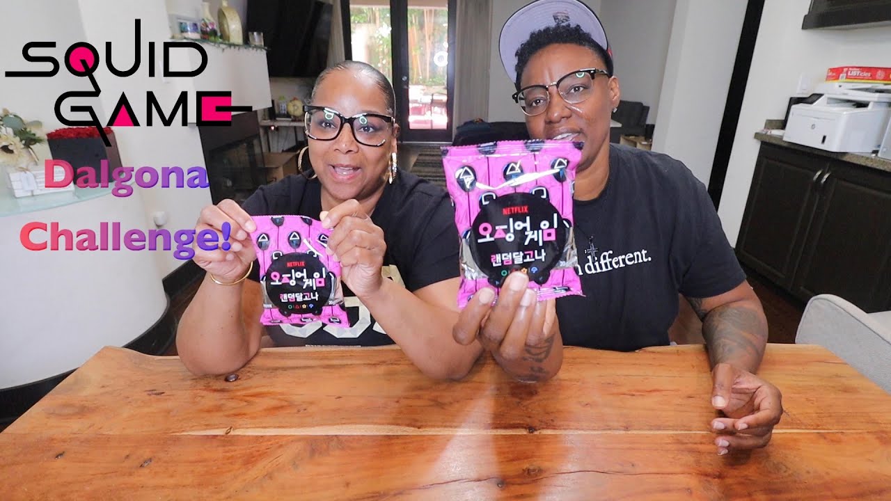 Squid Games Dalgona Challenge with My Girlfriend. WHO WON!!?
