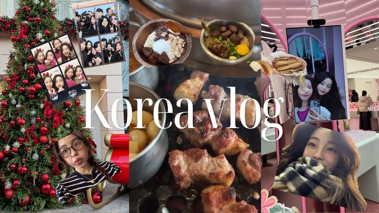 KOREA VLOG ❄️ | exploring Seoul, Seongsu cafes, K-beauty shopping, What i eat 유학생이 집에 갔을 때 서울 브이로그