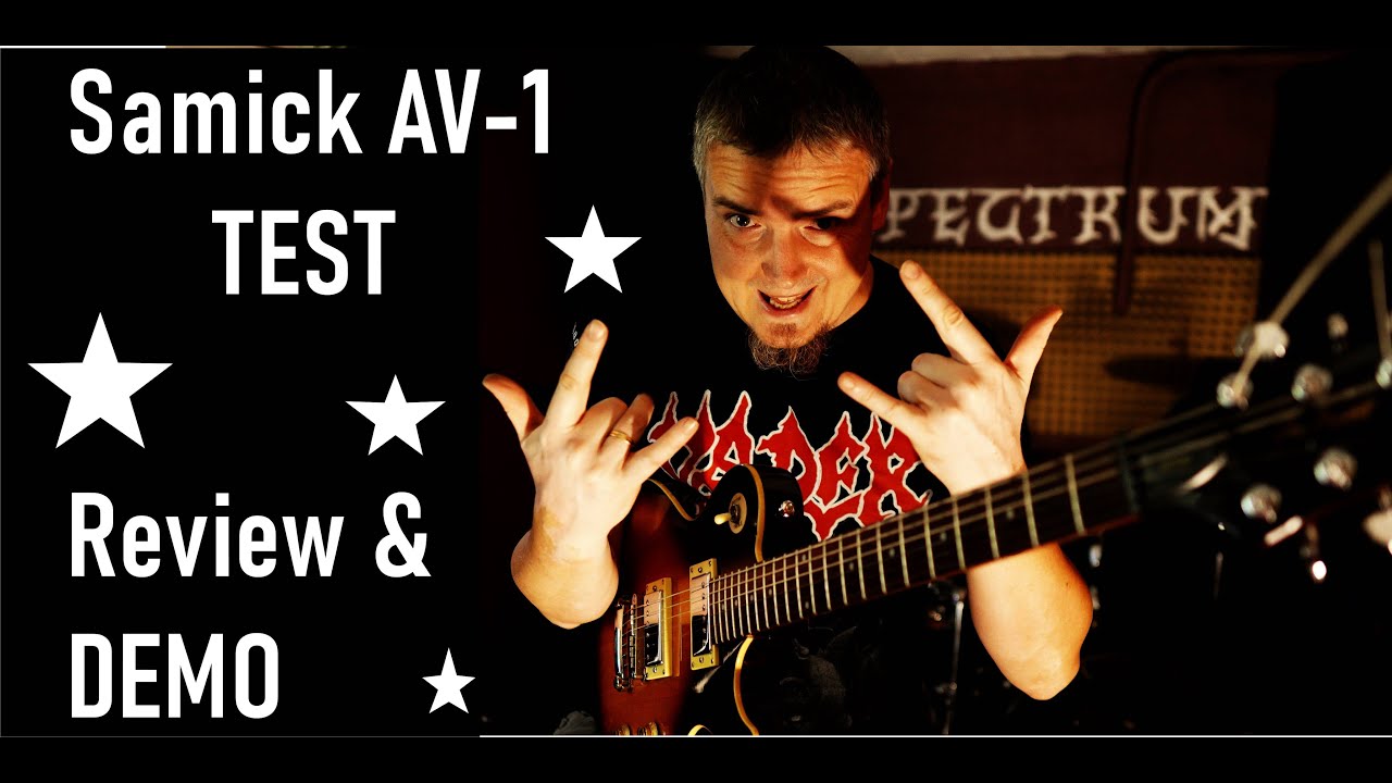 Gitara elektryczna | Samick AV 1 | Test | Review & Demo
