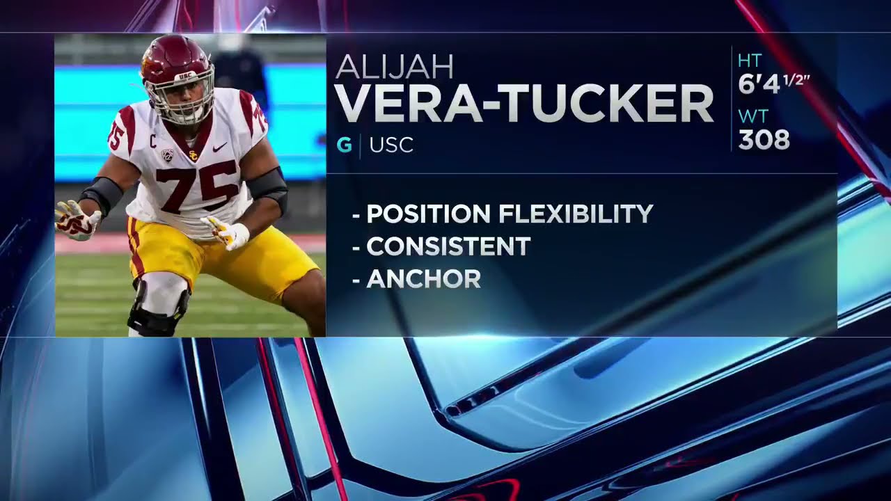 The New York Jets Trade Up To Acquire The #14 Pick With Selection Of Alijah Vera-Tucker | NFL Draft