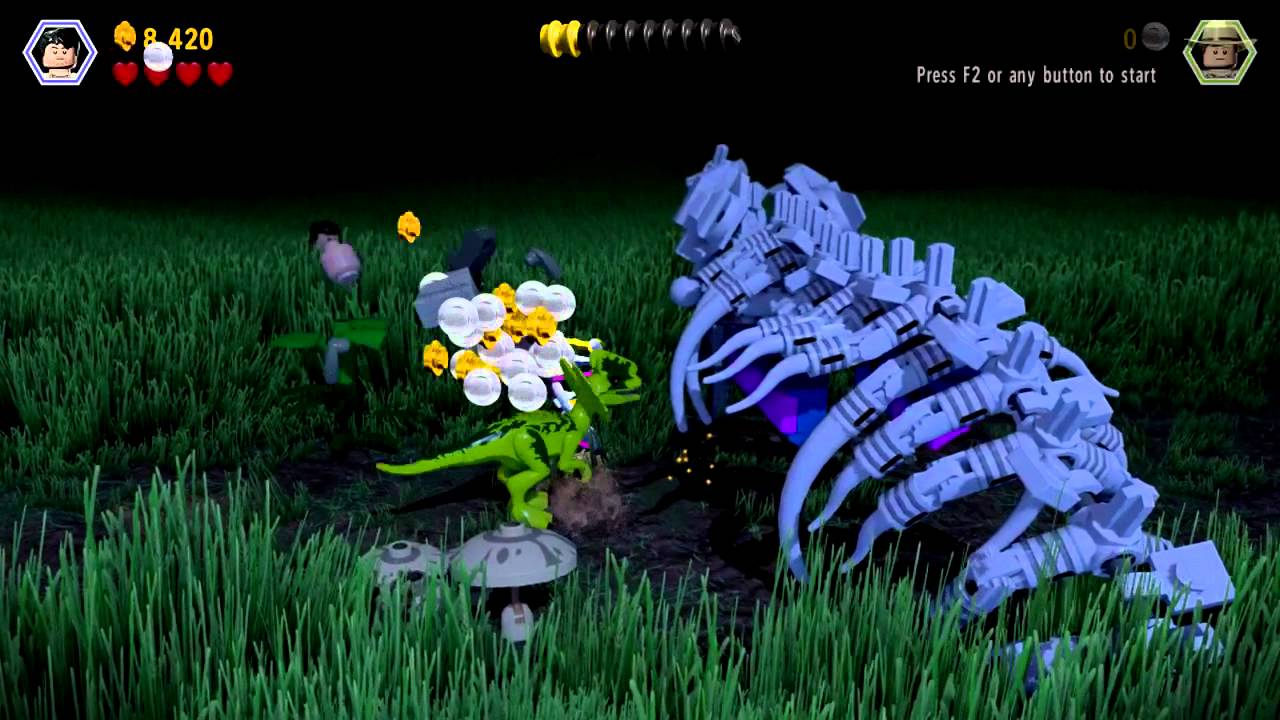 The Hunted 100% collectibles guide (Minikits/Amber) - LEGO Jurassic World