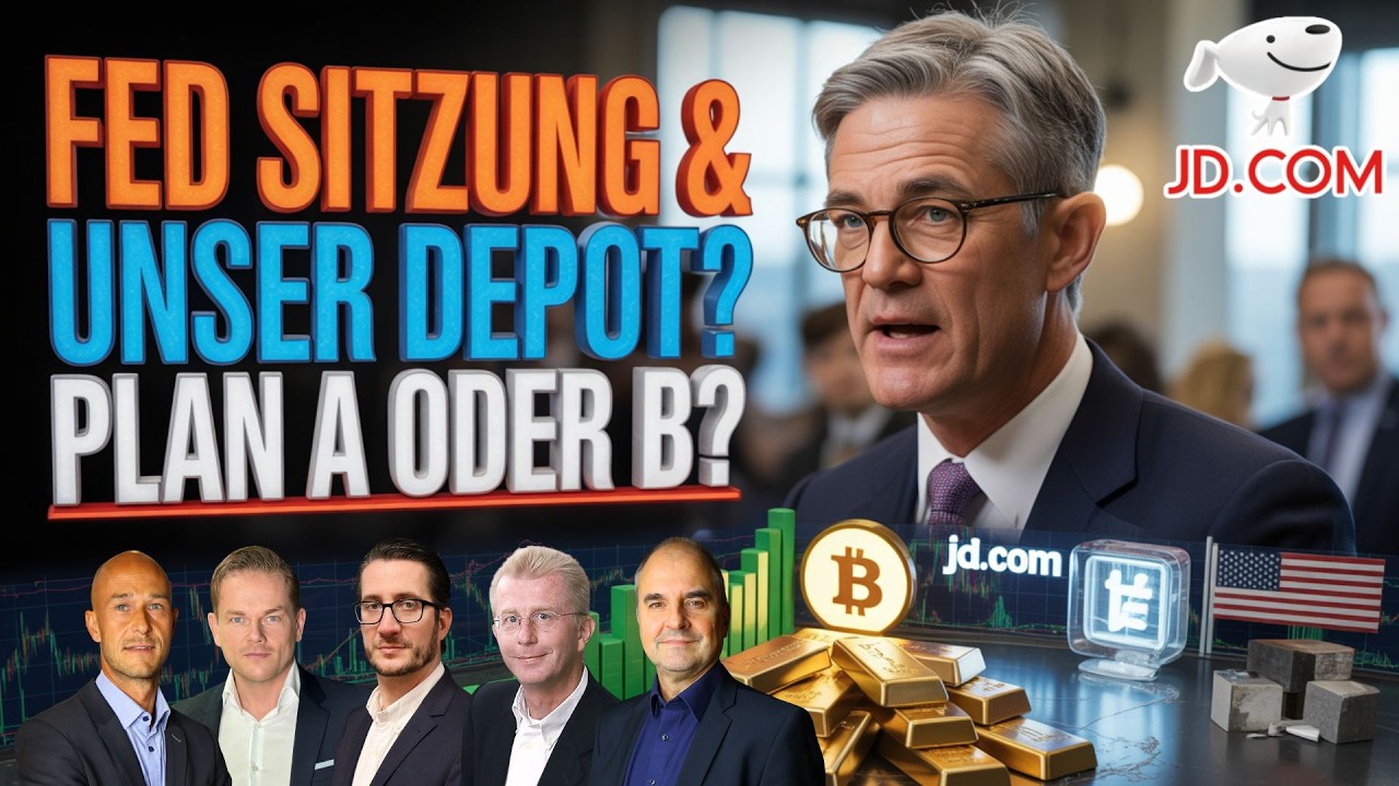 FED-SZENARIEN: Zinssenkung, Schock oder QE? Bitcoin & Gold vor Bewegung! JD.com mit Update