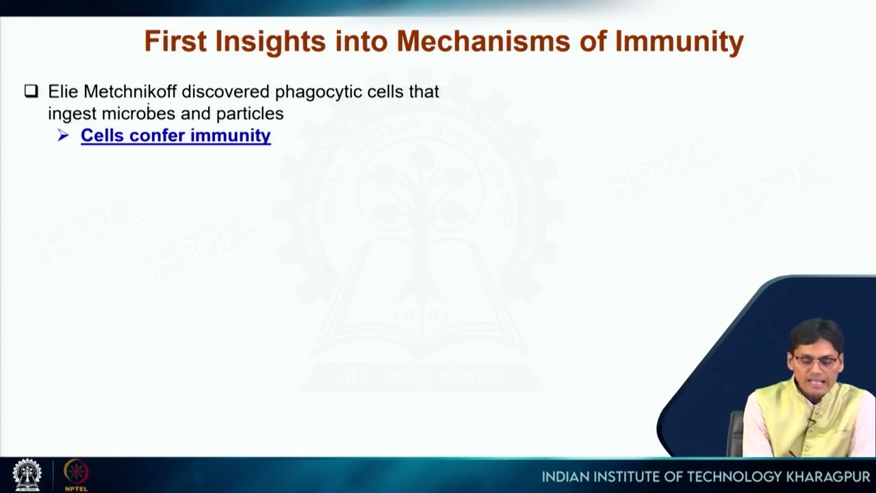 Lecture 46: Introduction to the immune system #swayamprabha