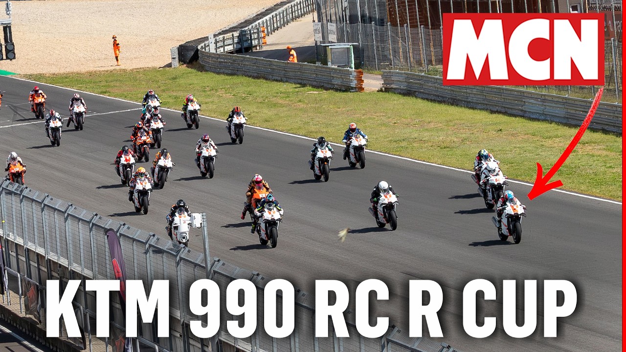 Борьба за золото! | Мы тестируем KTM 990 RC R на треке | MCN