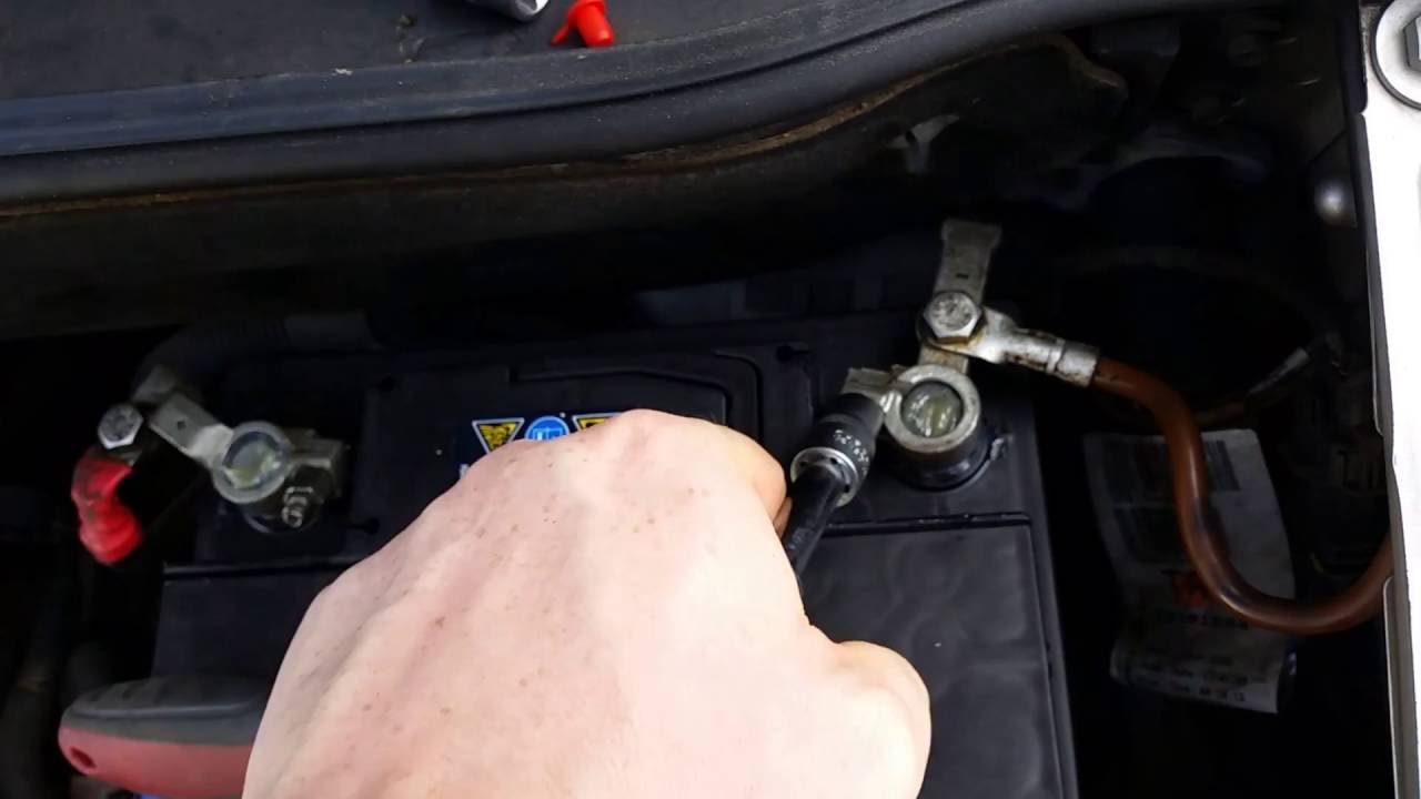 Starterbatteriewechsel Opel Meriva A BJ.2005
