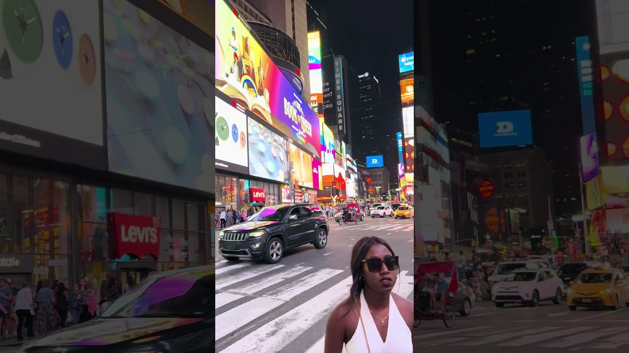 NEW YORK CITY: L'Incredibile Caos di Times Square in 12 Secondi! 🤯