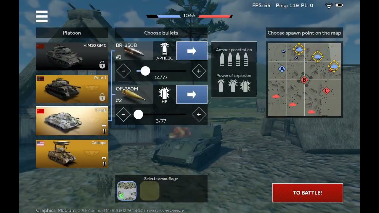 M10 GMC, Calliope - tank battle gameplay #WTM 