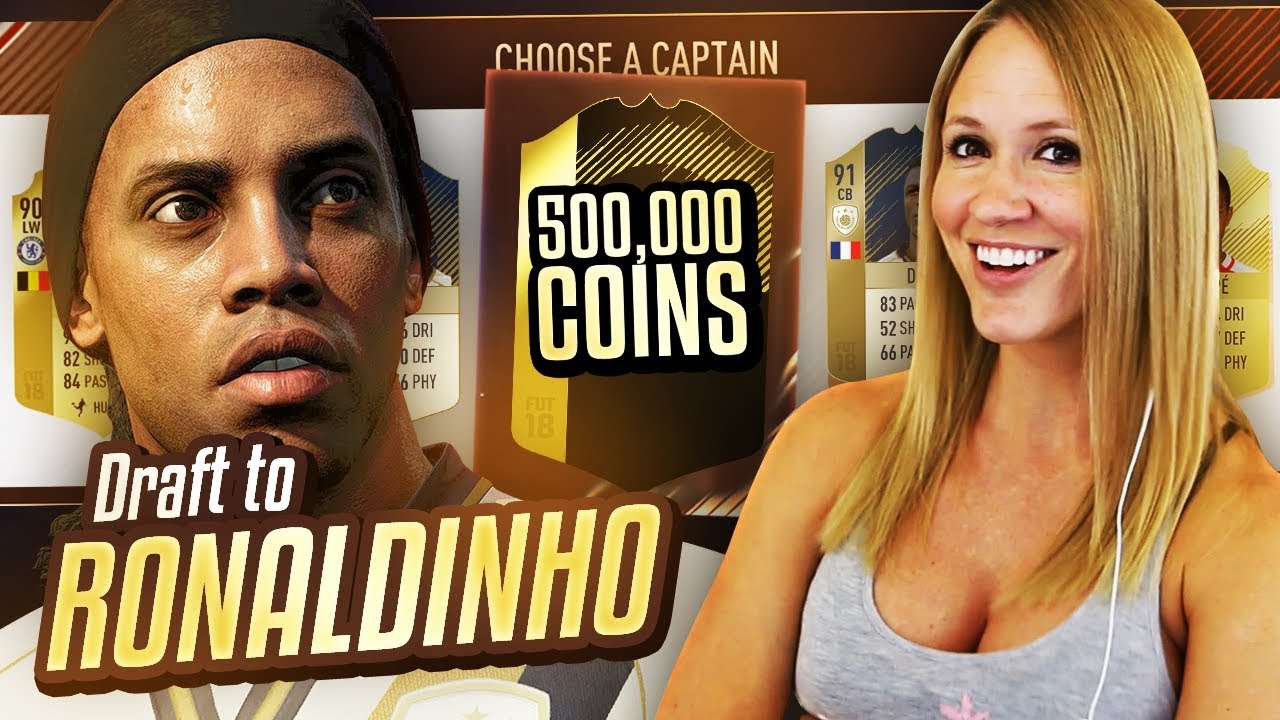 I MADE 500,000 COINS!! DRAFT TO RONALDINHO #17 | FIFA 18