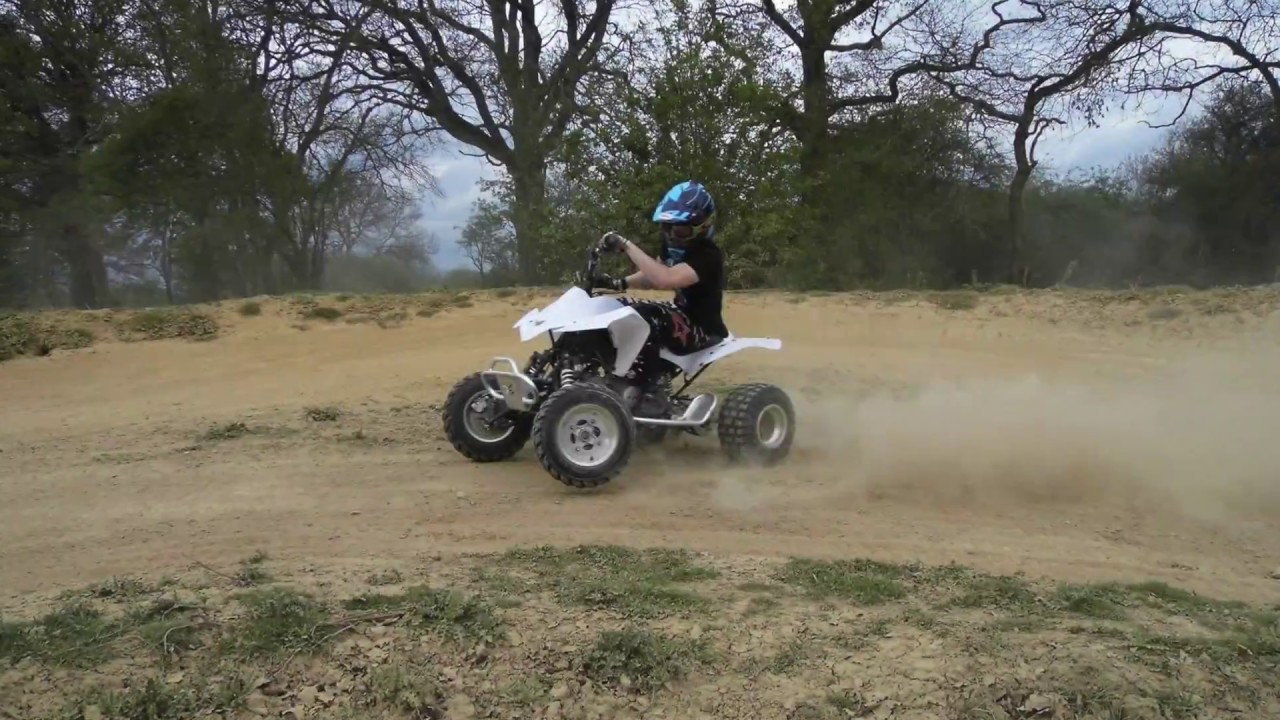 ATV Jumps on Track - Pitster Pro FXR in Sussex - Yamaha Raptor 250 China Copy Quad