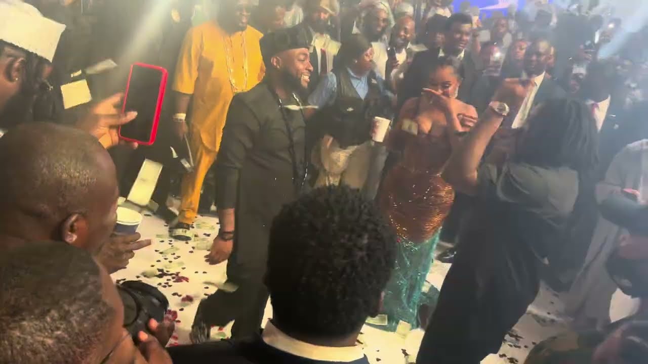 OLAMIDE STEALS SHOW AT DAVIDO AND CHIOMA’S WEDDING