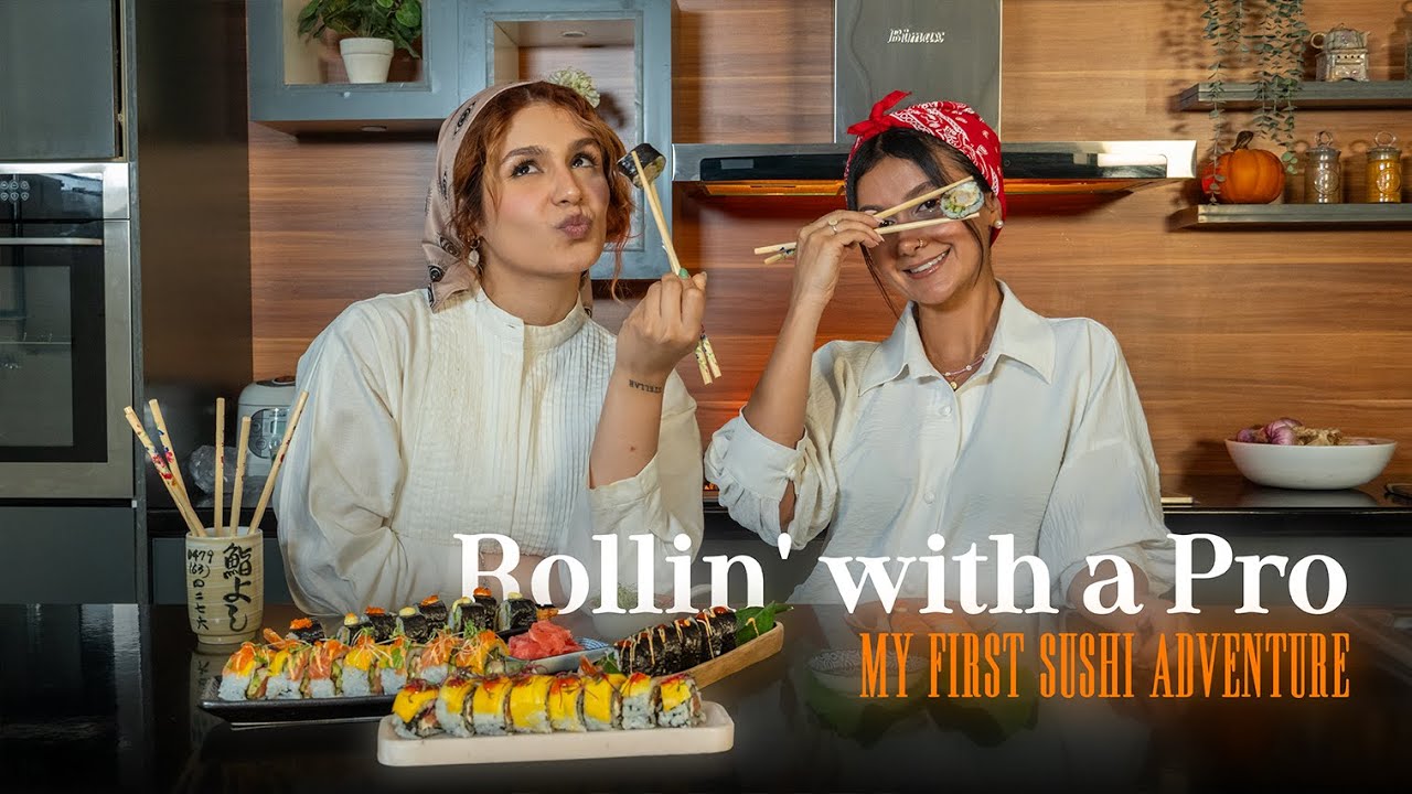 Cook & chat e.1 | سوشی درست کردم 👩🏻‍🍳🍣
