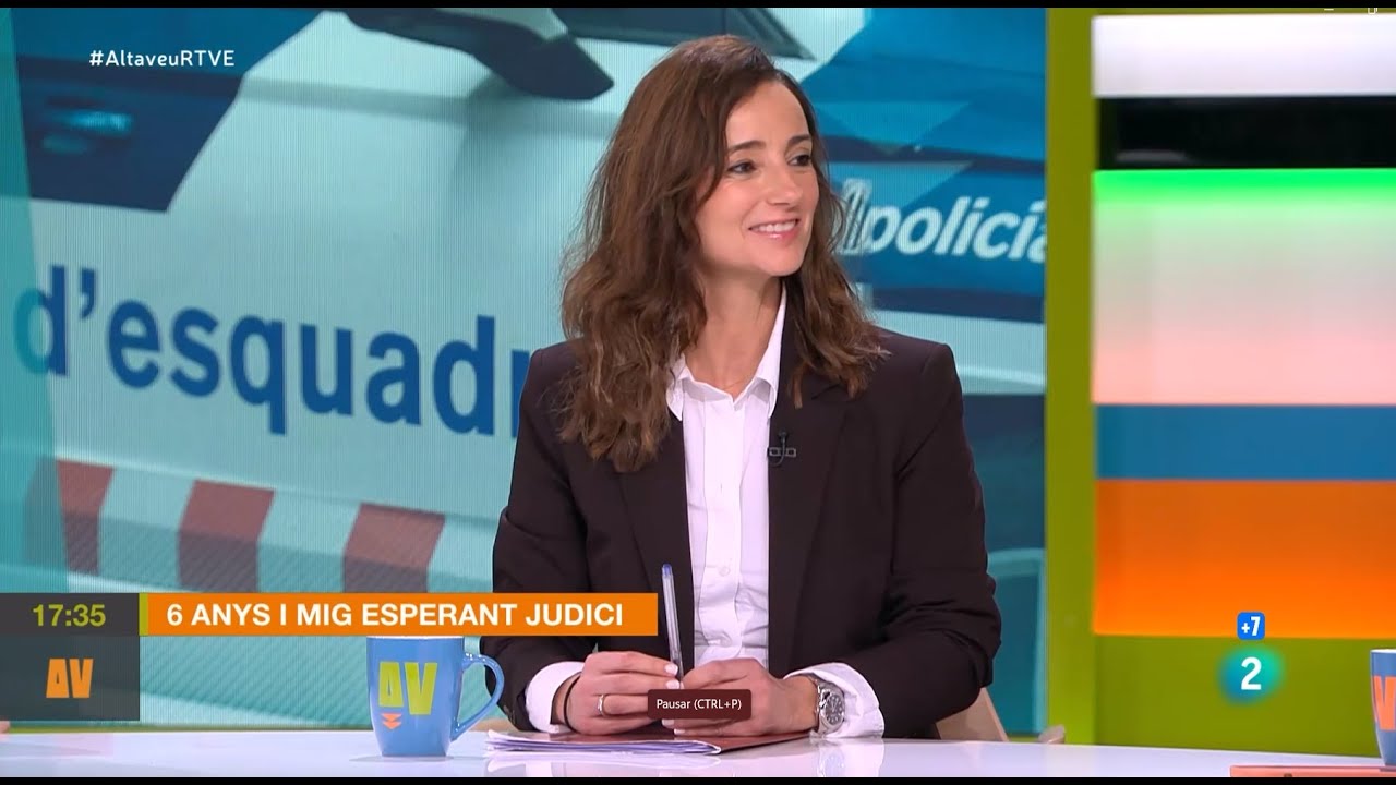 Mireia Balaguer en el programa Altaveu (RTVE) | ¿Está colapsado el sistema judicial?
