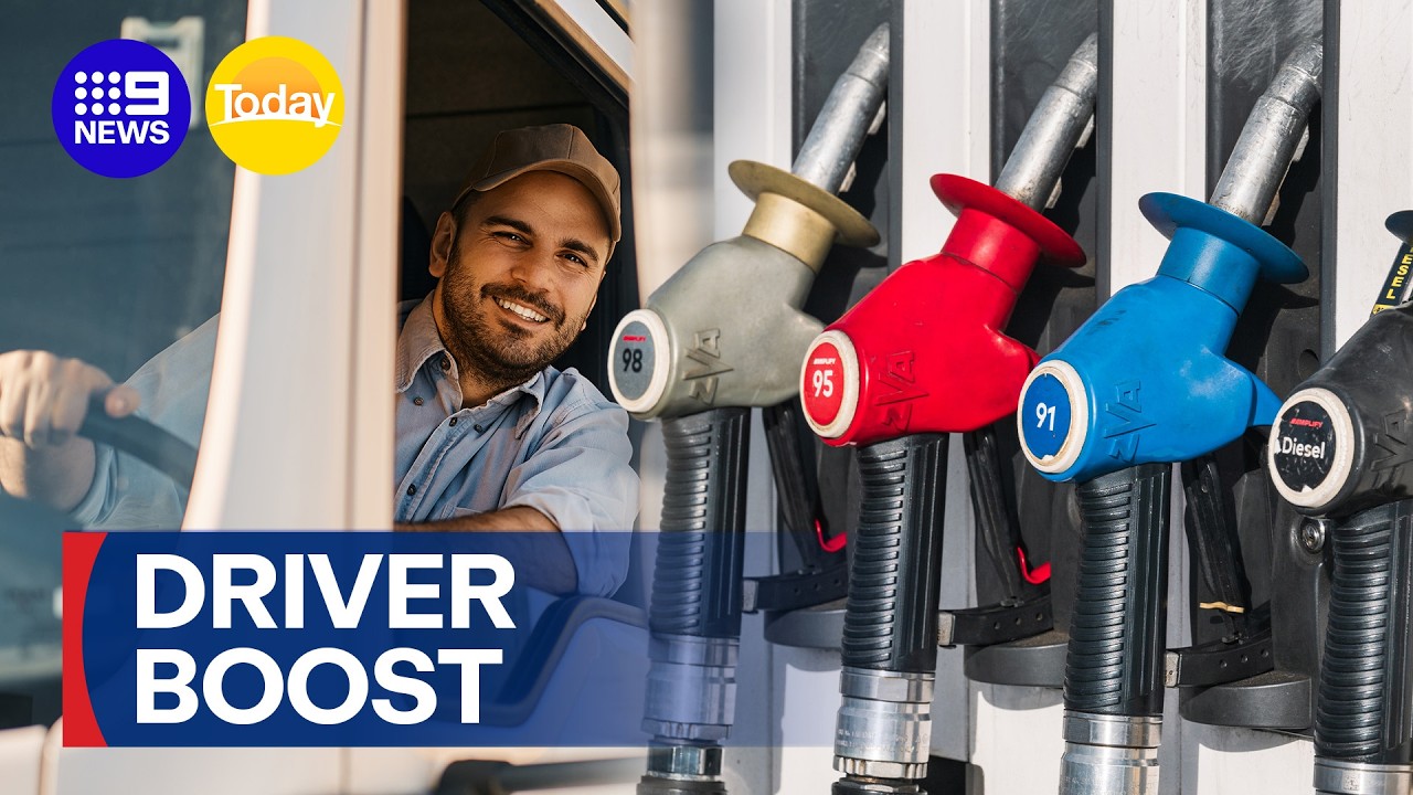 Lower petrol prices guaranteed after government extends fuel excise cut | 9 News Australia