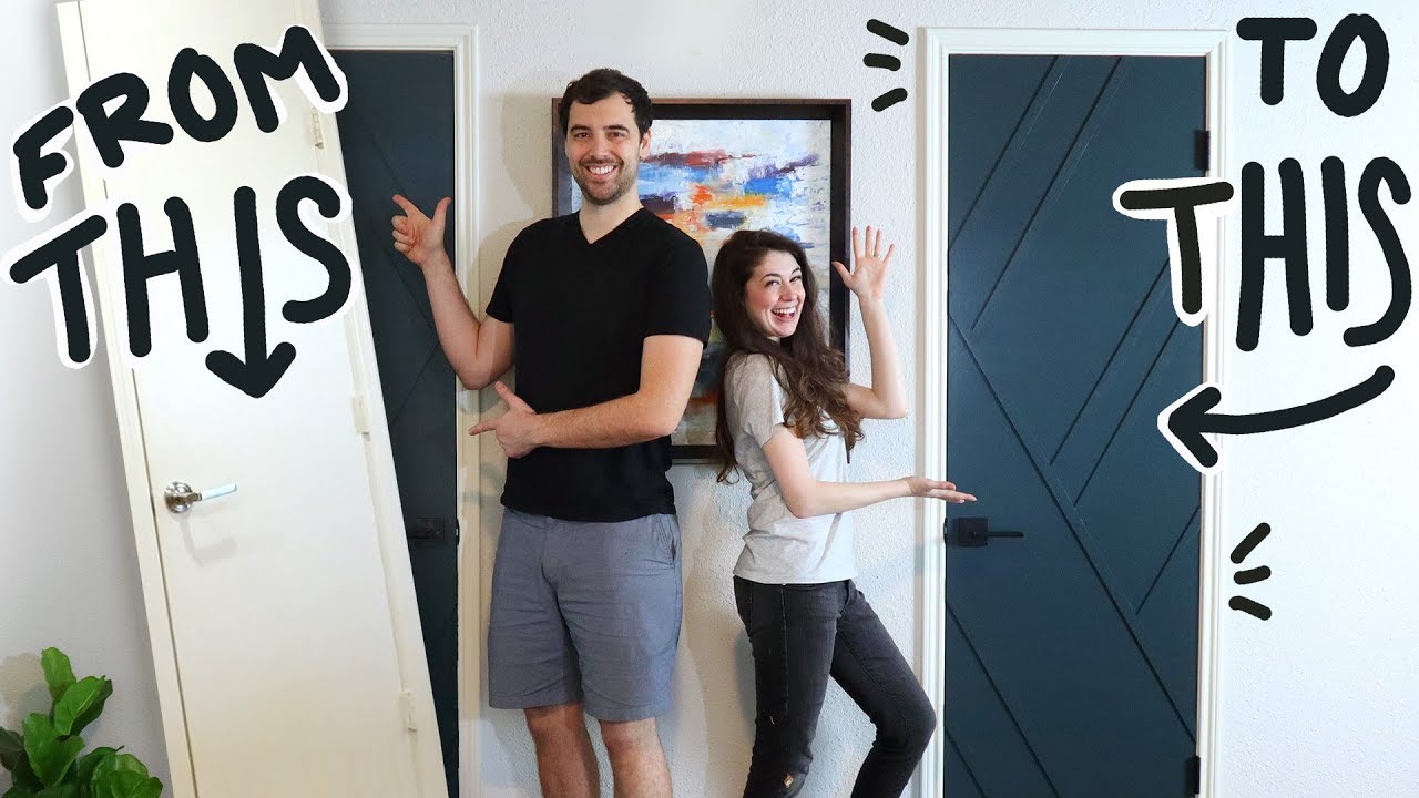 Simple DIY Door Makeover (that we almost ruined...)