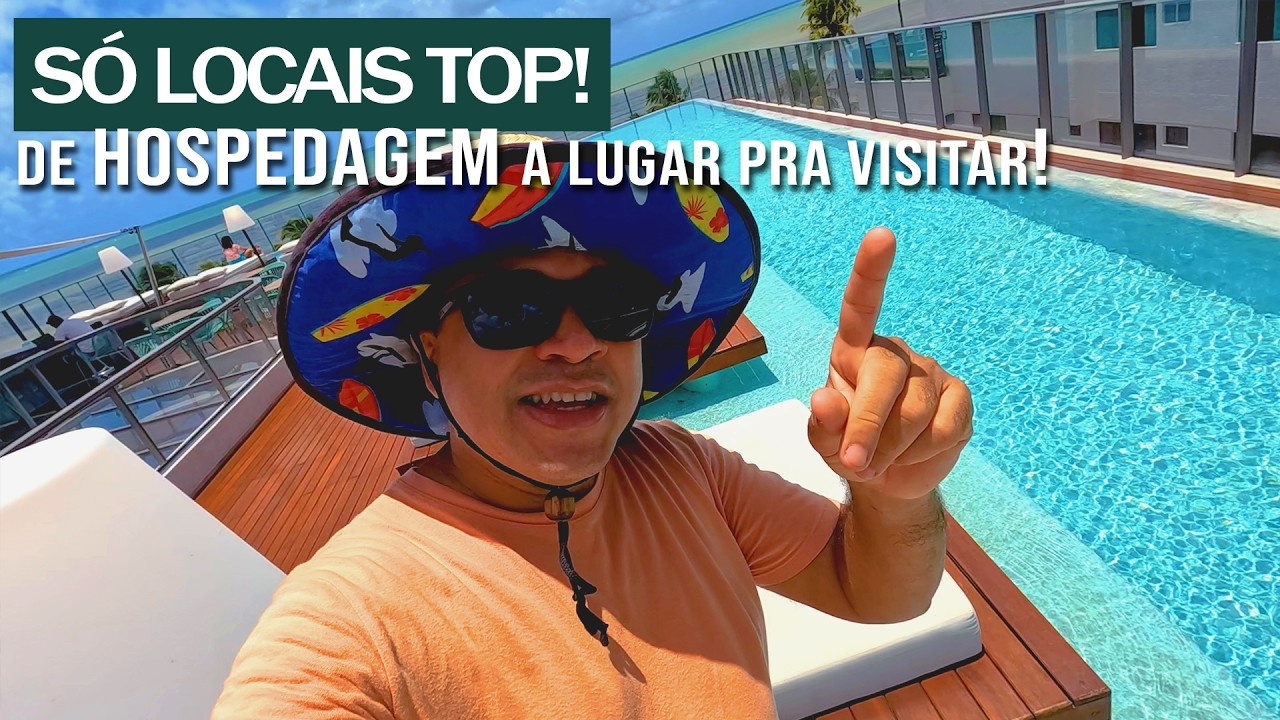 3 LUGARES PRA VOCÊ VISITAR E UMA HOSPEDAGEM PRA FICAR EM JOÃO PESSOA