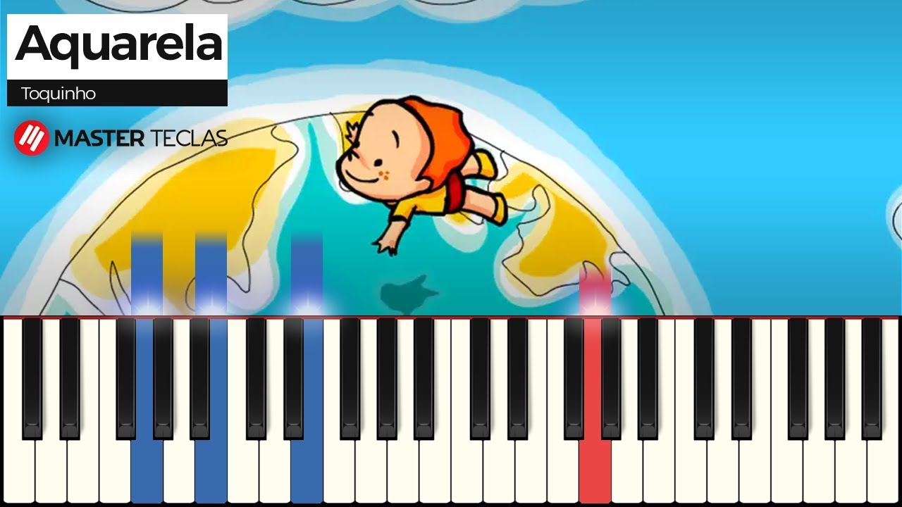 Aquarela - Toquinho | Piano Tutorial + Partitura
