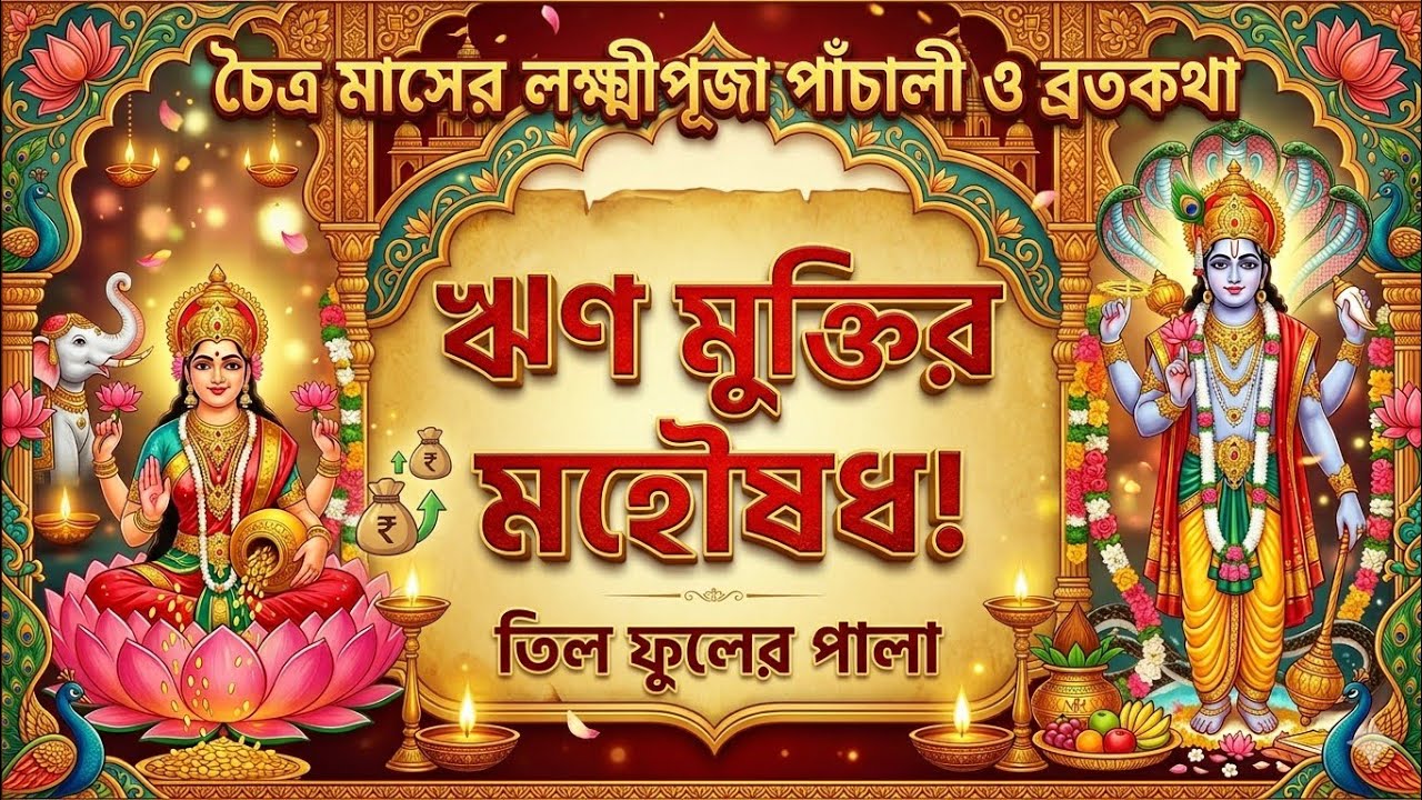 চৈত্রমাসের লক্ষ্মী পূজা ব্রতকথা পাঁচালী । ঋণ মুক্তির উপায় । Chaitra Lakshmi Panchali @সুরভক্তিসুধা 