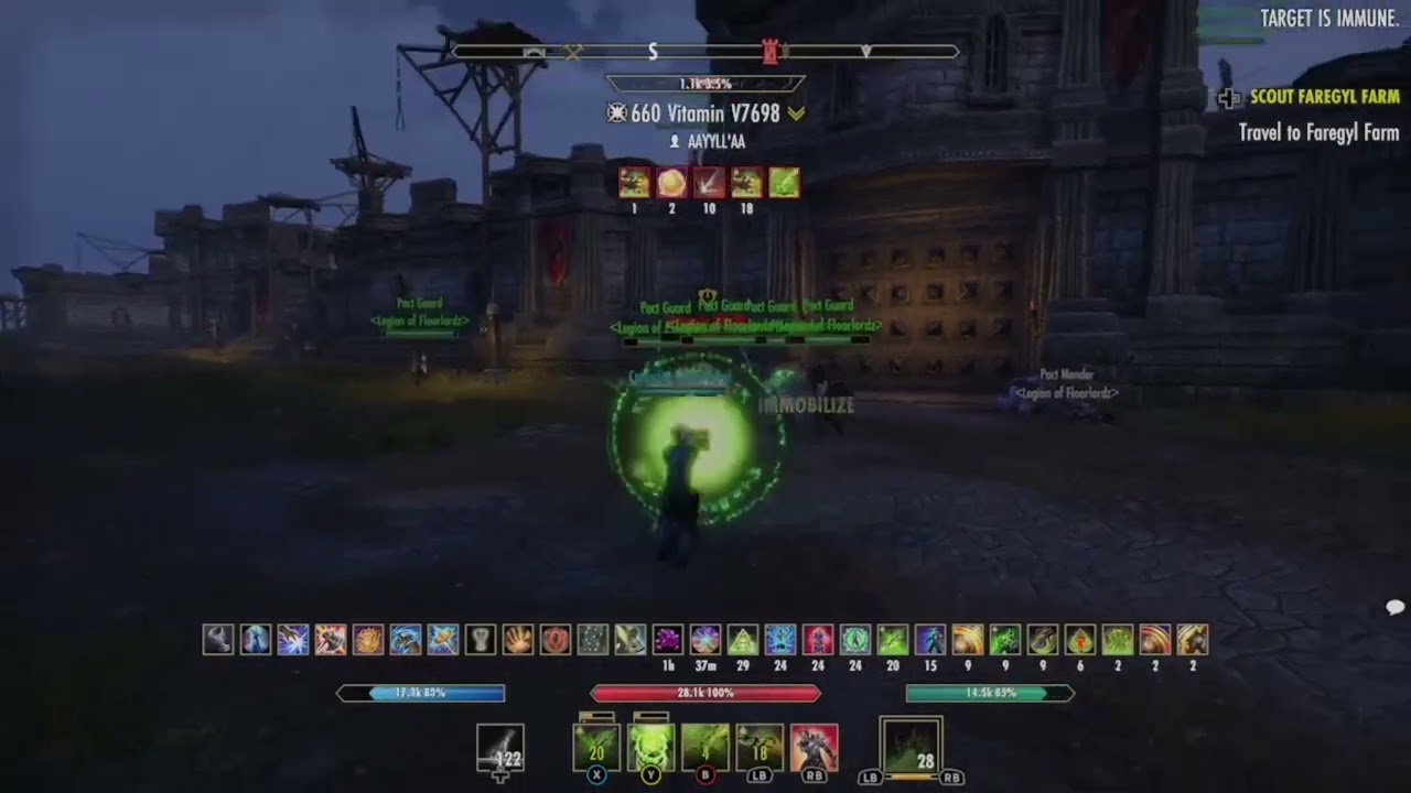 ESO - PvP No Proc Mag Arcanist Build Testing