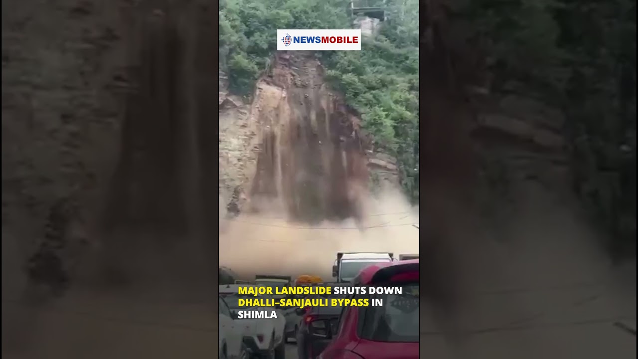 Major Landslide Shuts Down Dhalli&ndash;Sanjauli Bypass in Shimla