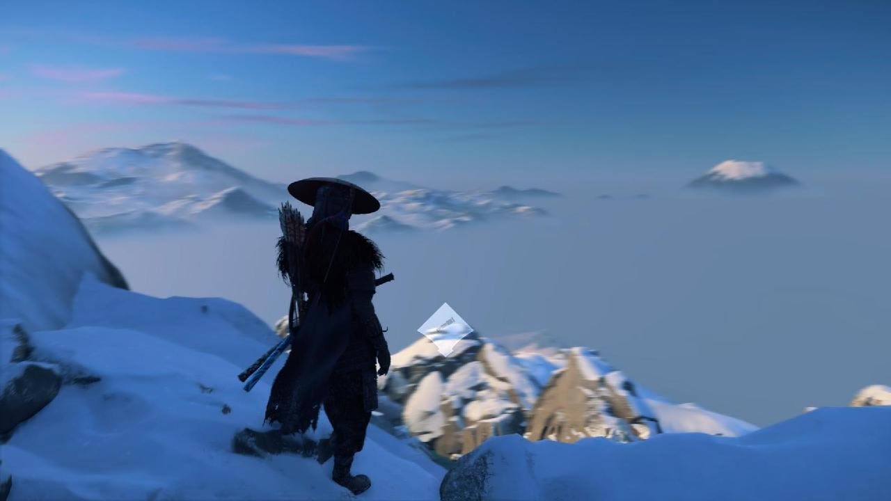 Ghost of Yōtei - Chilled Peak Shrine Beautiful view
