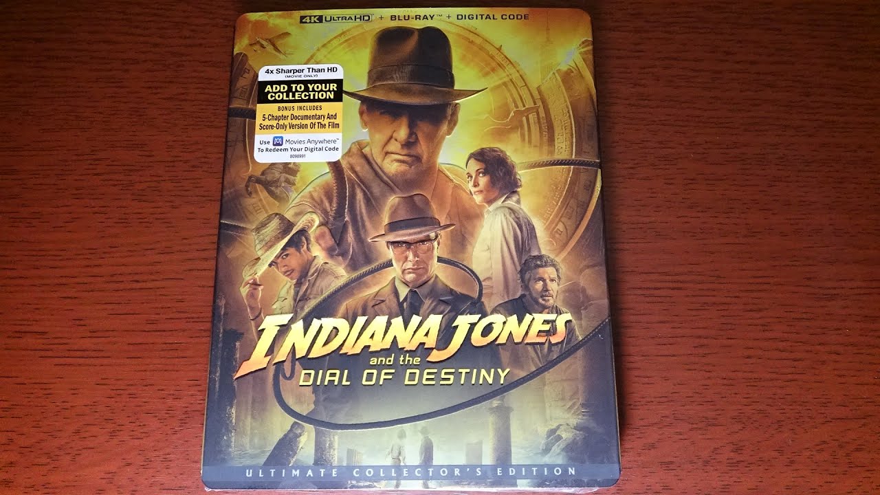 Indiana Jones and the Dial of Destiny 4K Ultra HD Blu-ray Unboxing