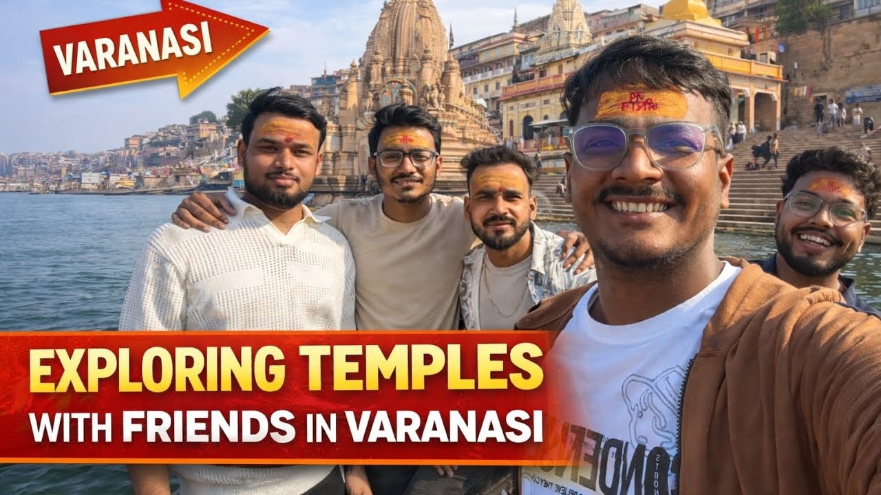 Friends + Faith = Perfect Mandir Day ❤️