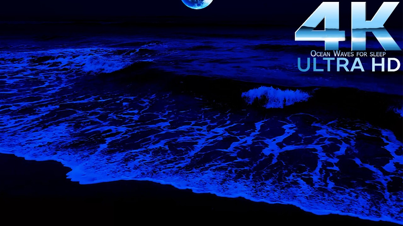 Deep Sleeping10 Hours -  Soothing Waves In Quiet Night For Restore Your Body & Mind Relaxing