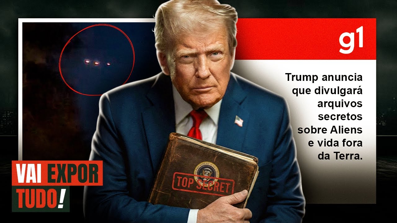 TRUMP AUTORIZA DIVULGAÇÃO DE DOCUMENTOS SECRETOS SOBRE ALIENS!