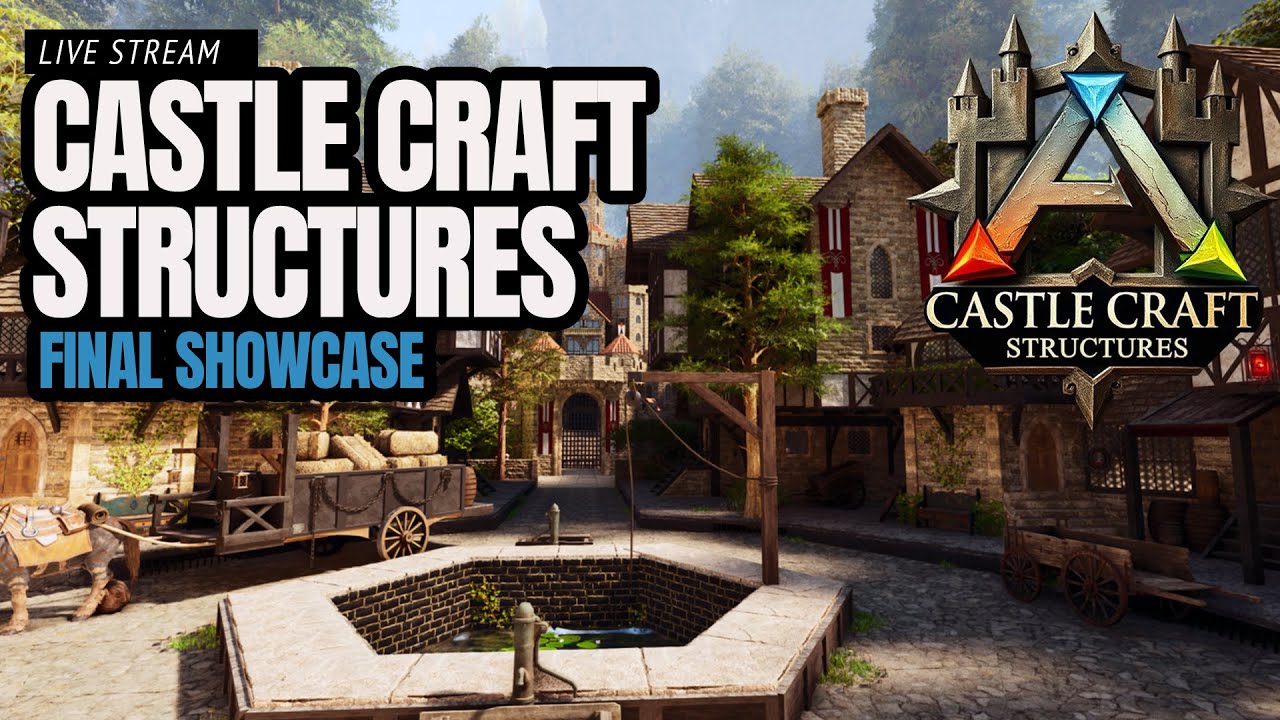 Castle Craft Structures Complete Showcase - Ark Survival Ascended