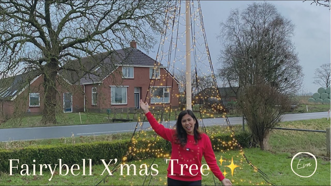 PASANG LAMPU NATAL OUTDOOR SETINGGI 6 METER - FAIRYBELL 6 m 1200 LEDs