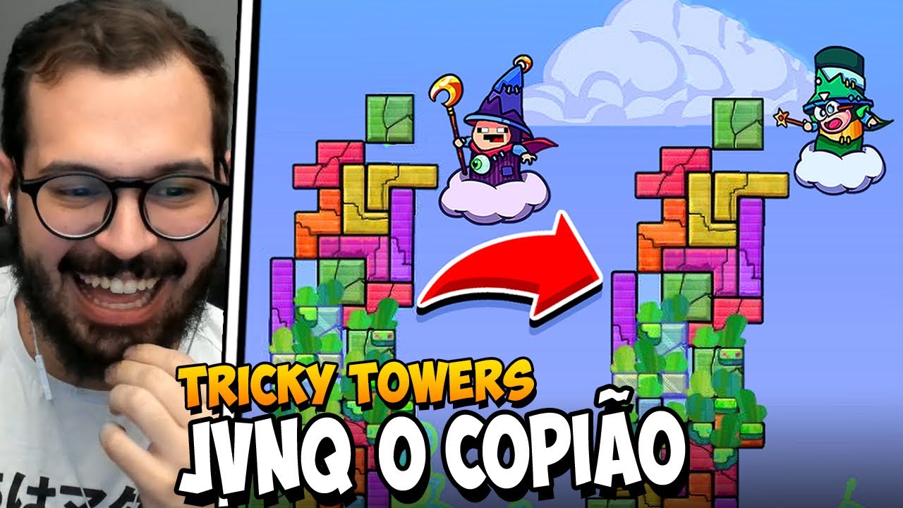COPIEI A TORRE DE TODO MUNDO | TRICKY TOWERS