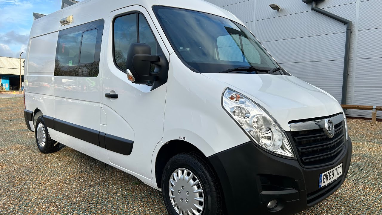 ⭐️ 2020 Vauxhall Movano 2.3 Cdti 3500 Welfare Crew Van MWB 