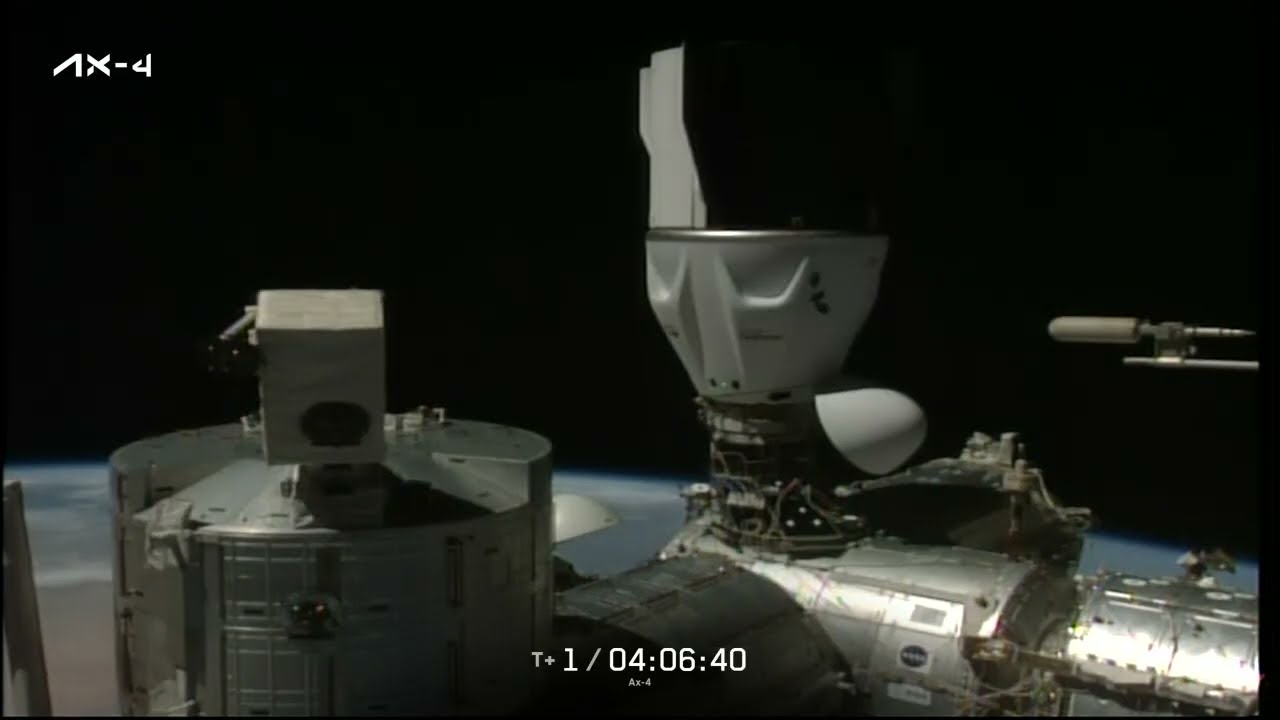 Axiom-4 Docking And Hatch Opening Occur – Thursday, June 26, 2025