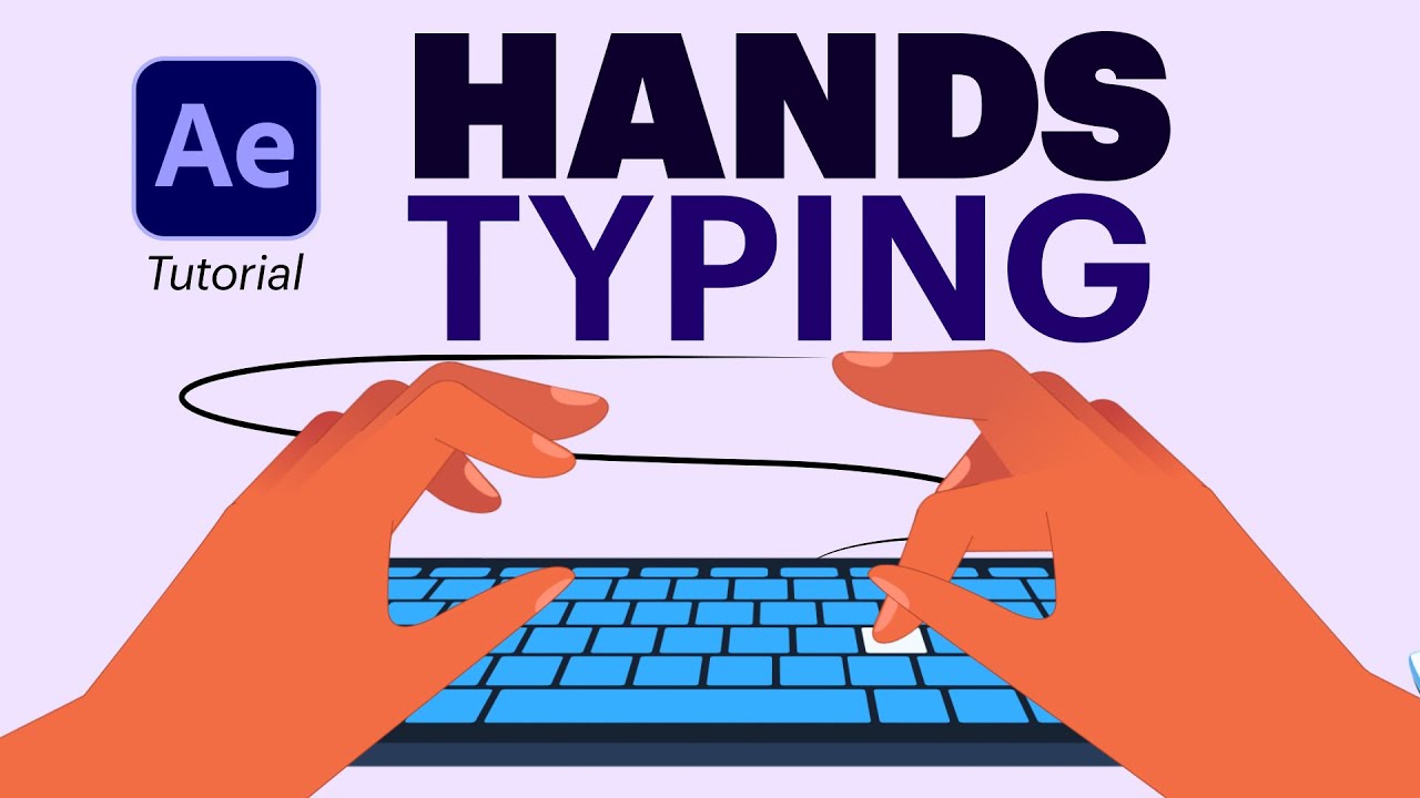Hand Typing - Motion Graphics Animation Tutorial in After Effects