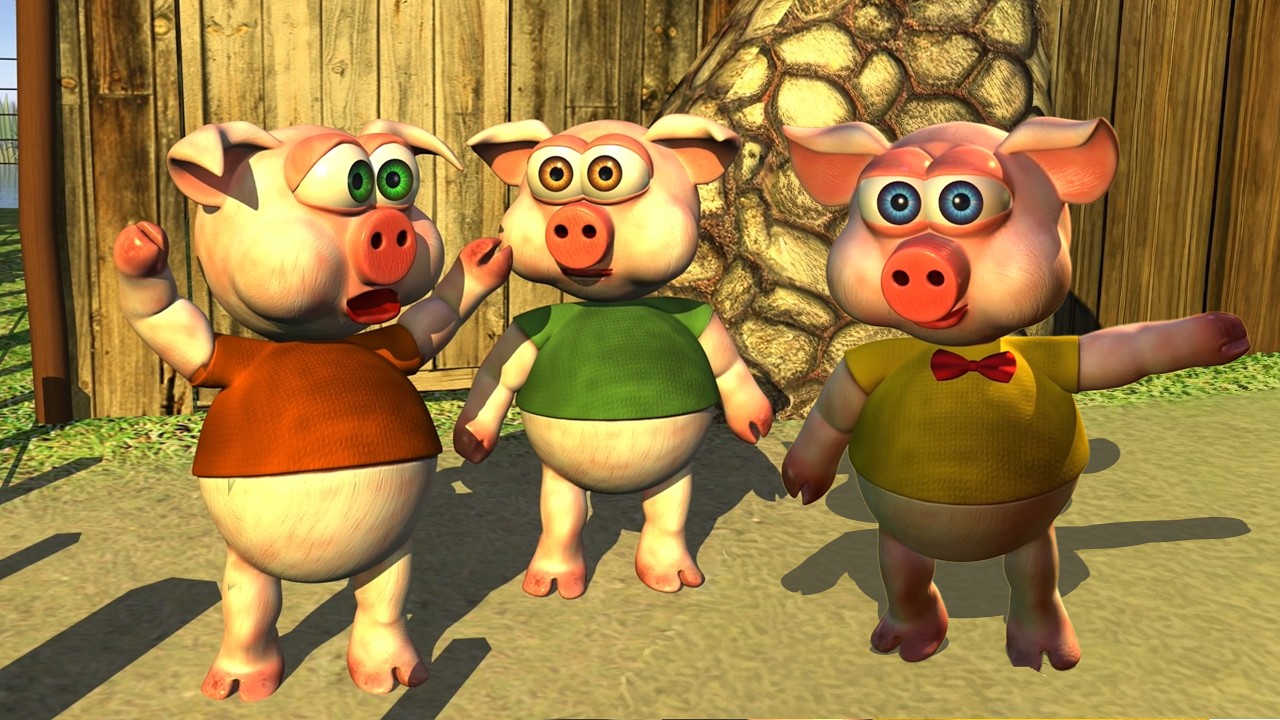El Reino Granja 1 Os Três Porquinhos Canção Infantil e Mais Vídeo Educativo Por El Reino
