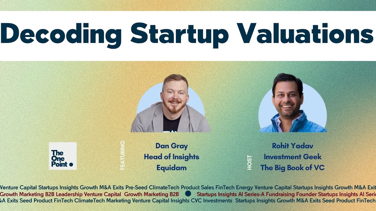 Decoding startup valuations