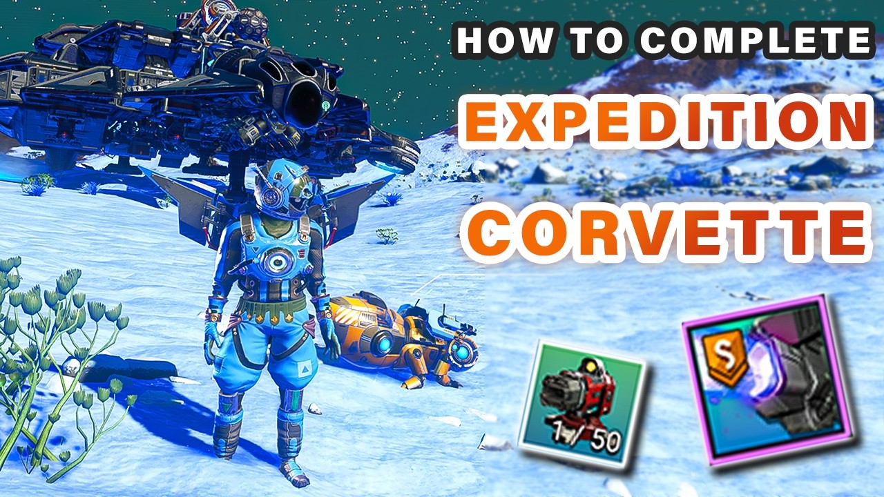 How to Complete Expedition 19: Corvette FAST | Full Beginner Guide ► No Man's Sky
