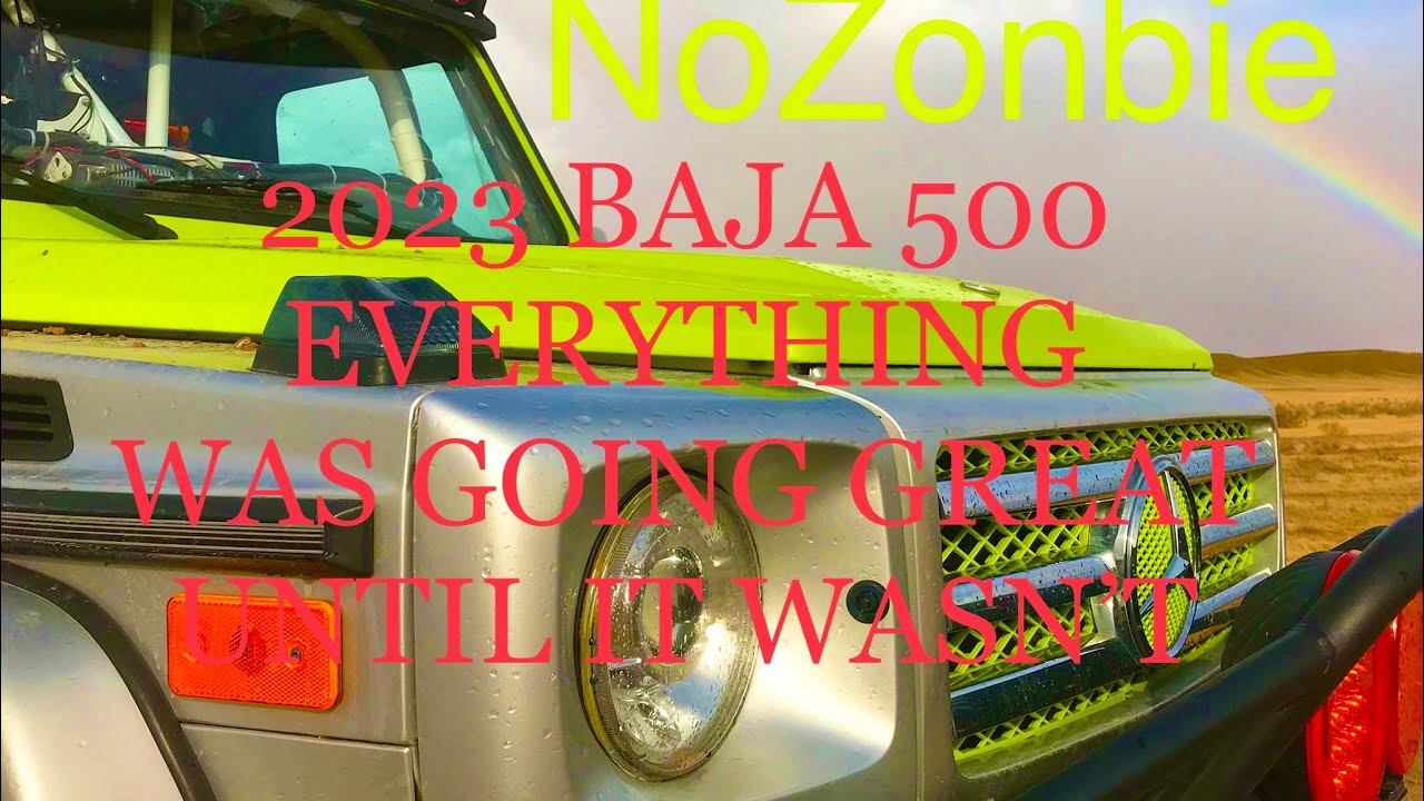 2023 BAJA 500 in a G-Wagon.