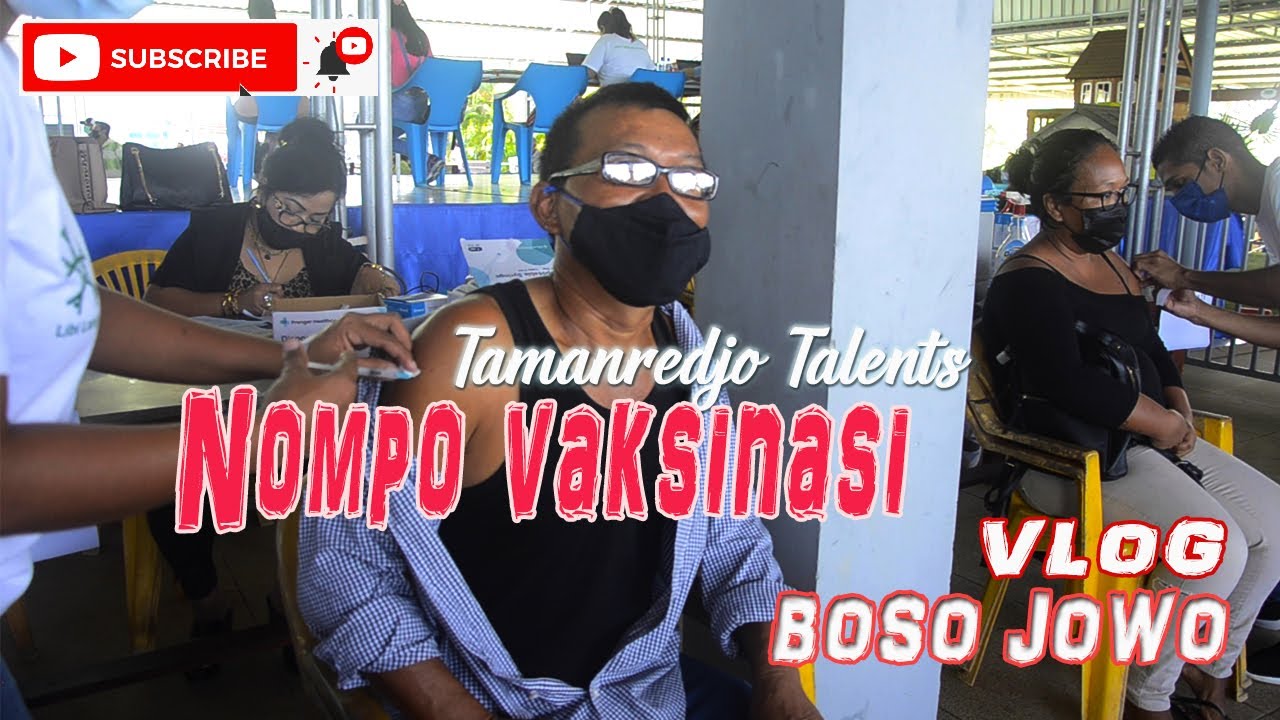 Tamanredjo talents crew podo nompo vaksinasi - Vlog Jowo Songko Suriname