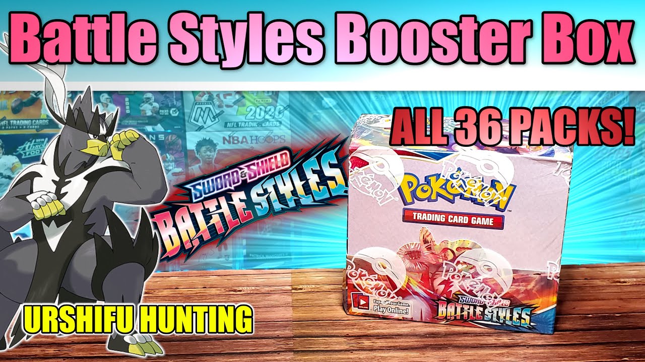 Battle Styles Booster Box! 36 Pack Pokemon Card Opening - Hunting for Urshifu, Rapid & Single Strike