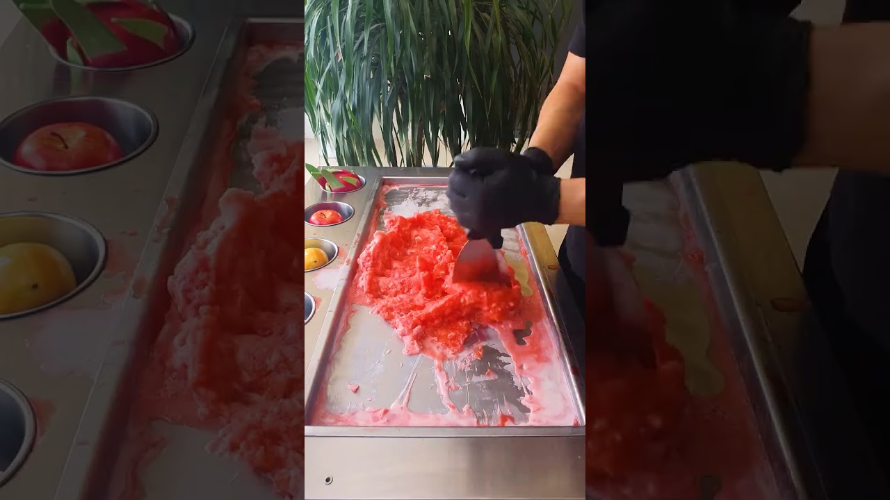 Fanta Soda Ice Cream That Everyone Loves to Try #shorts #satisfying