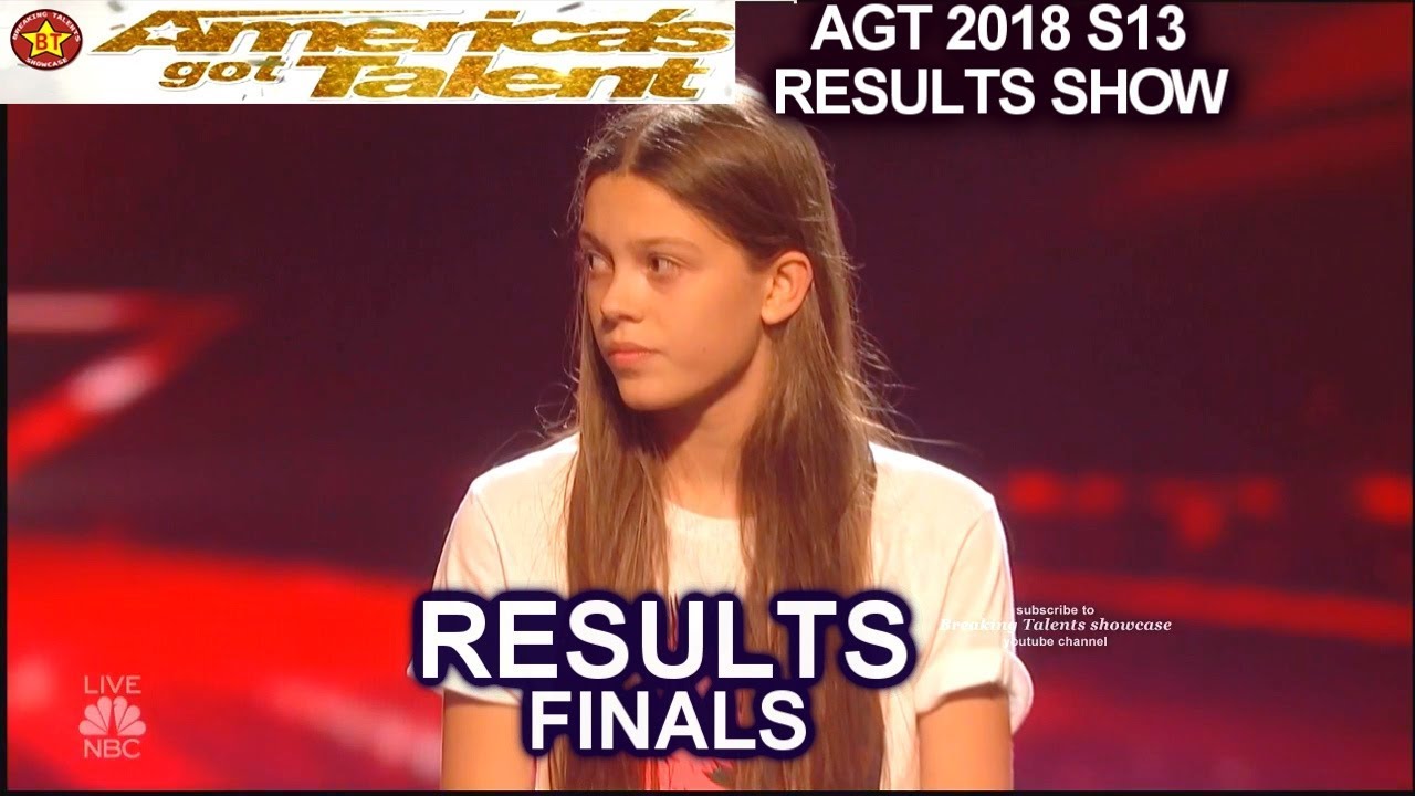 Results Top 5 Michael Ketterer Courtney Hadwin Vicki  Samuel Finale America's Got Talent 2018 AGT