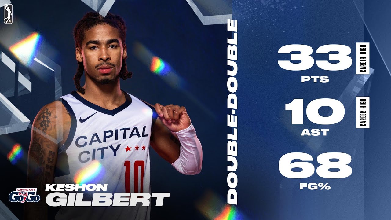 Keshon Gilbert Recorded A Career-High 33 PTS & 10 AST For Go-Go!
