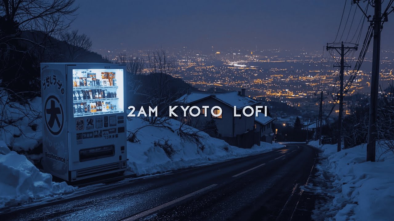 2 AM and the City Goes Still ❄️ | Tokyo 90s Lofi — Cold Streets, Soft Neon