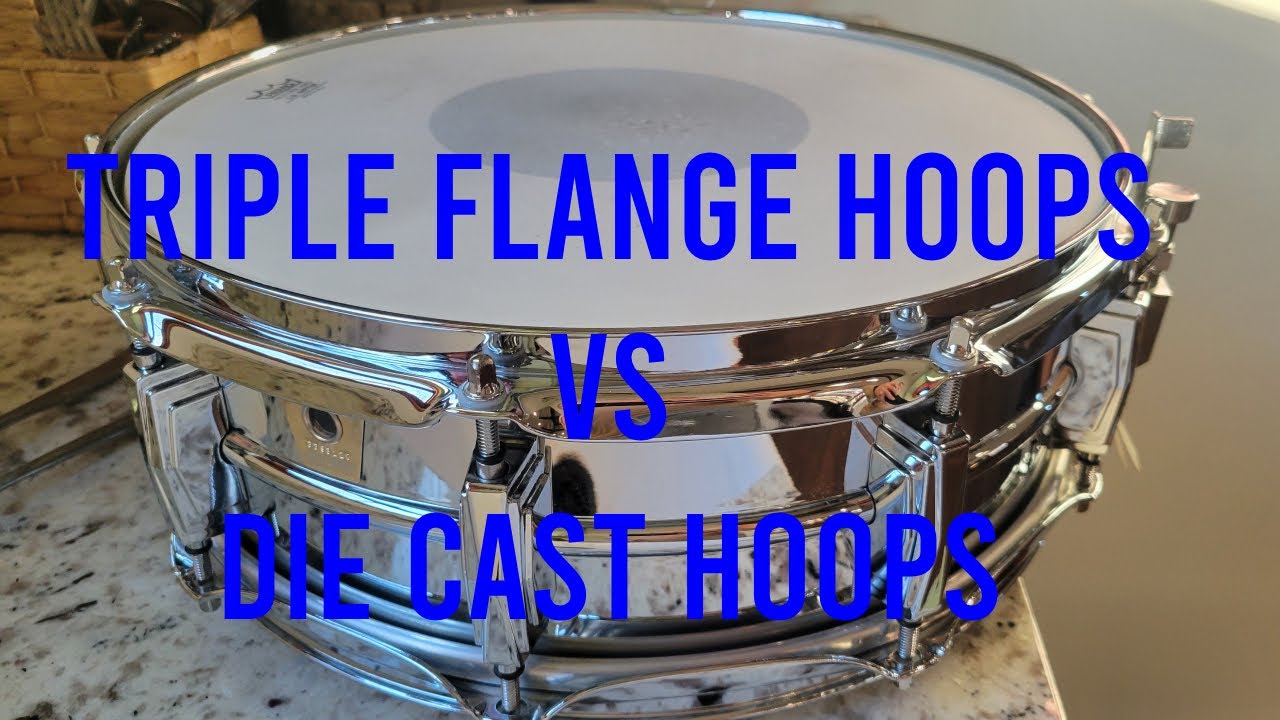Ludwig Supraphonic - Triple Flange Hoop vs Die Cast Hoop