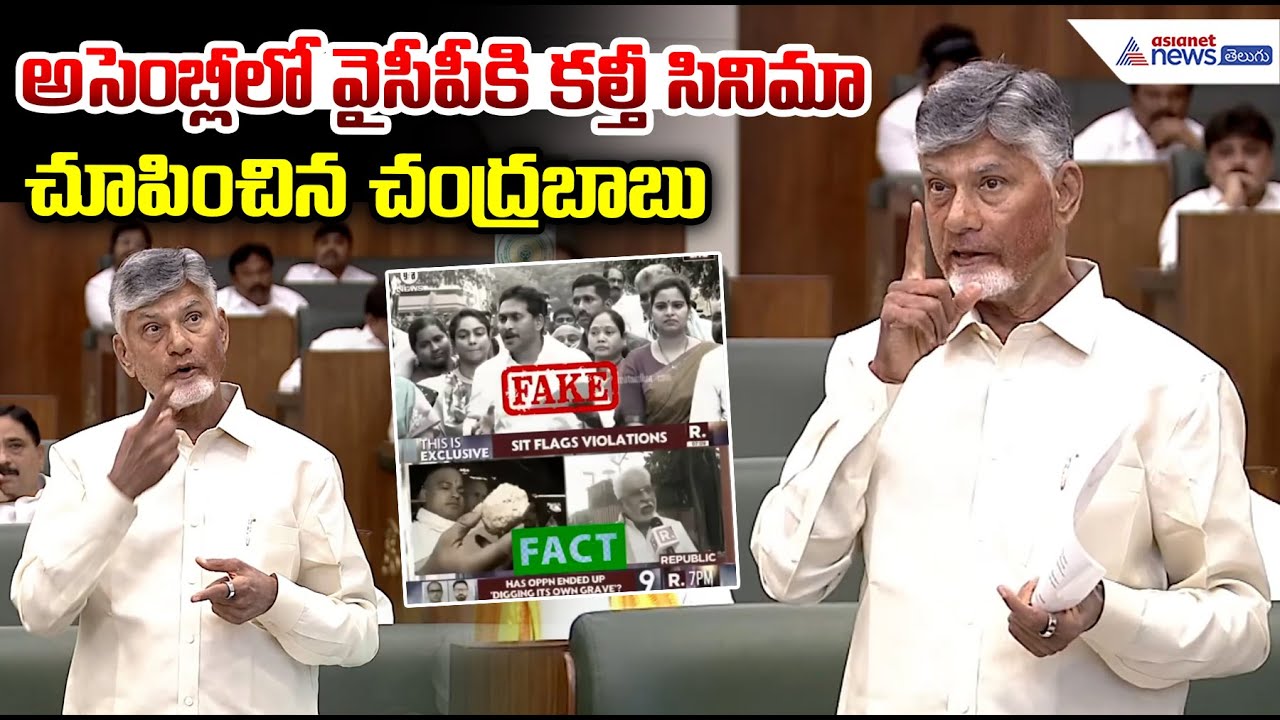CM Chandrababu Naidu Speech on Tirumala Laddu: అసెంబ్లీలో వైసీపీకి కల్తీ సినిమా చూపించిన చంద్రబాబు