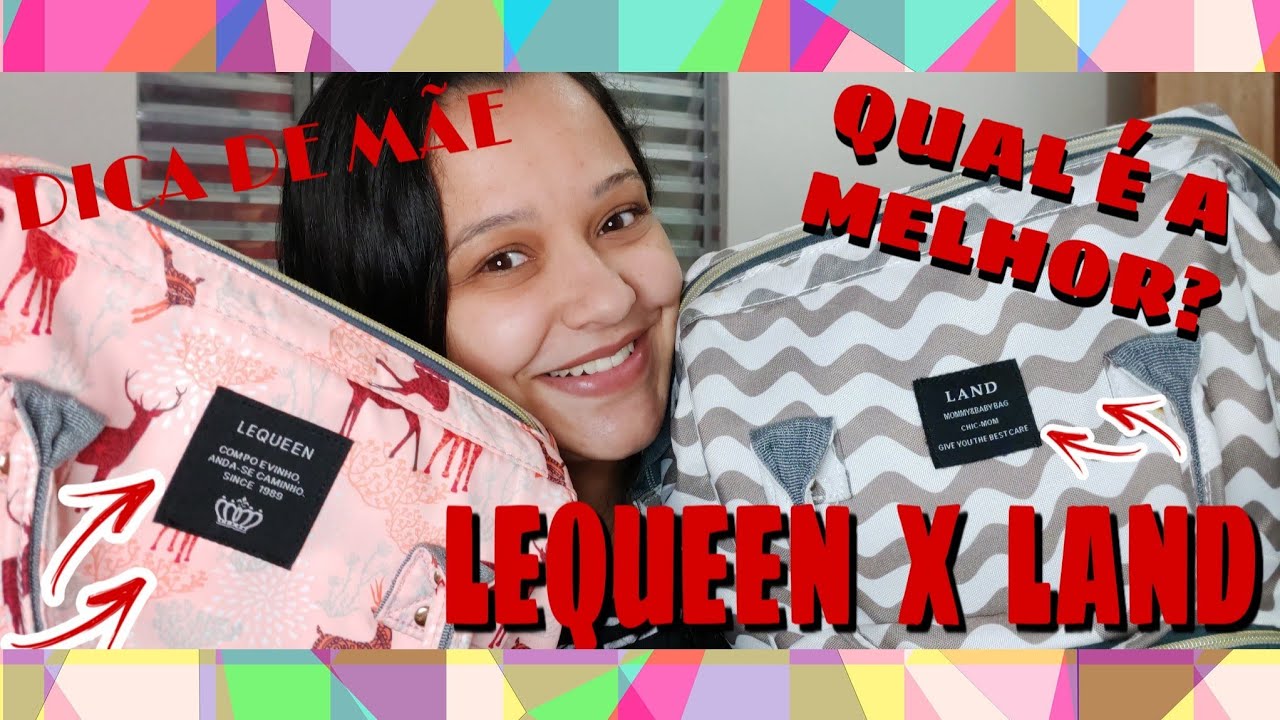 BOLSA MATERNIDADE | RESENHA | LAND  X  LEQUEEN | QUAL É A MELHOR? | AMANDA ADM DO LAR