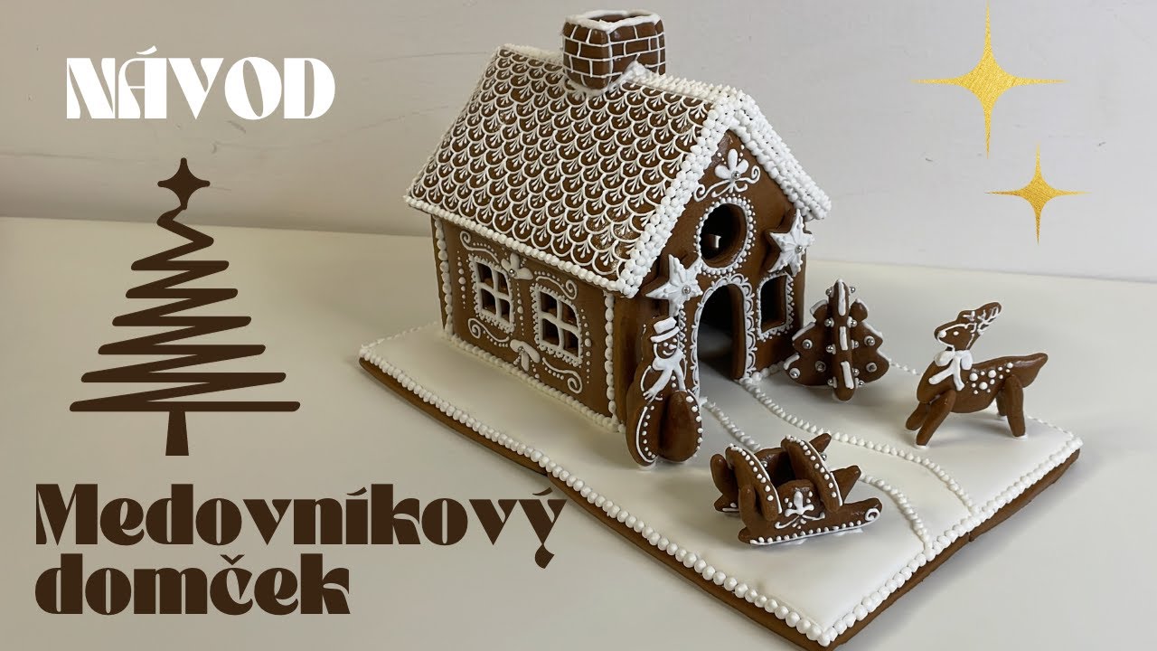 Medovníkový Domček - návod ako postaviť a ozdobiť domček / DIY Gingerbread House