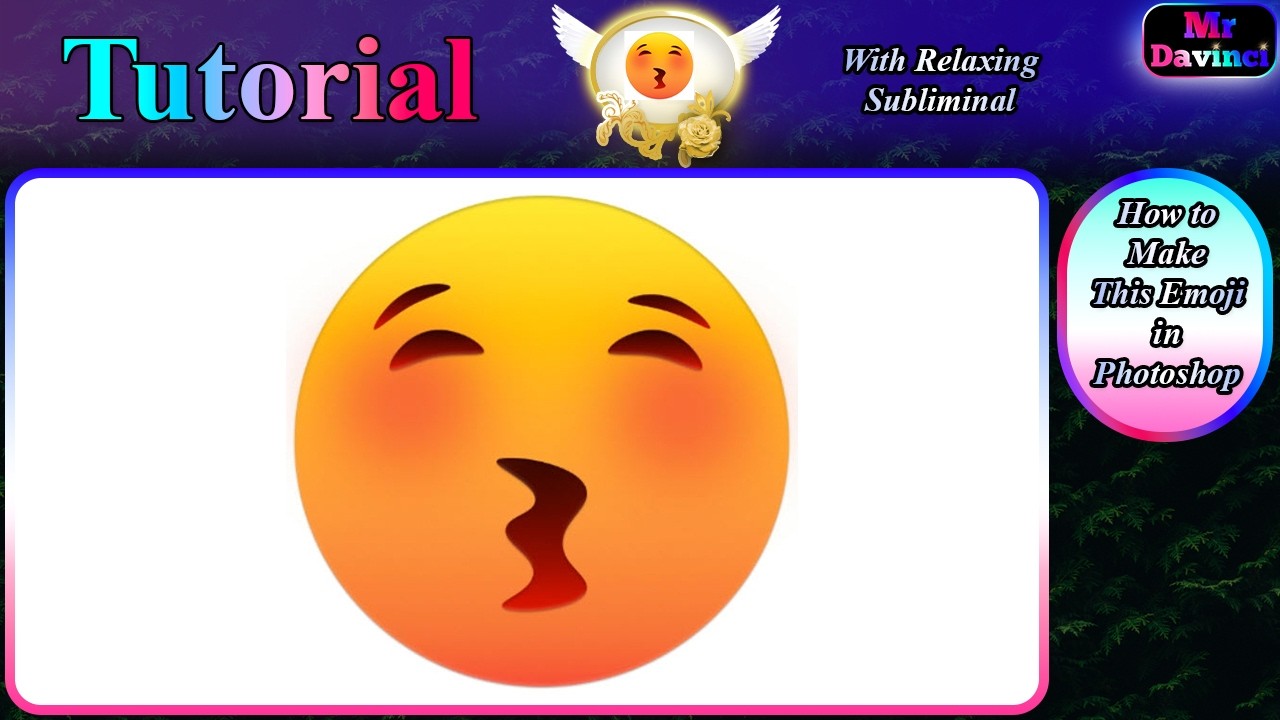How to Make This Cute Kiss Emoji in Photoshop – Easy Tutorial